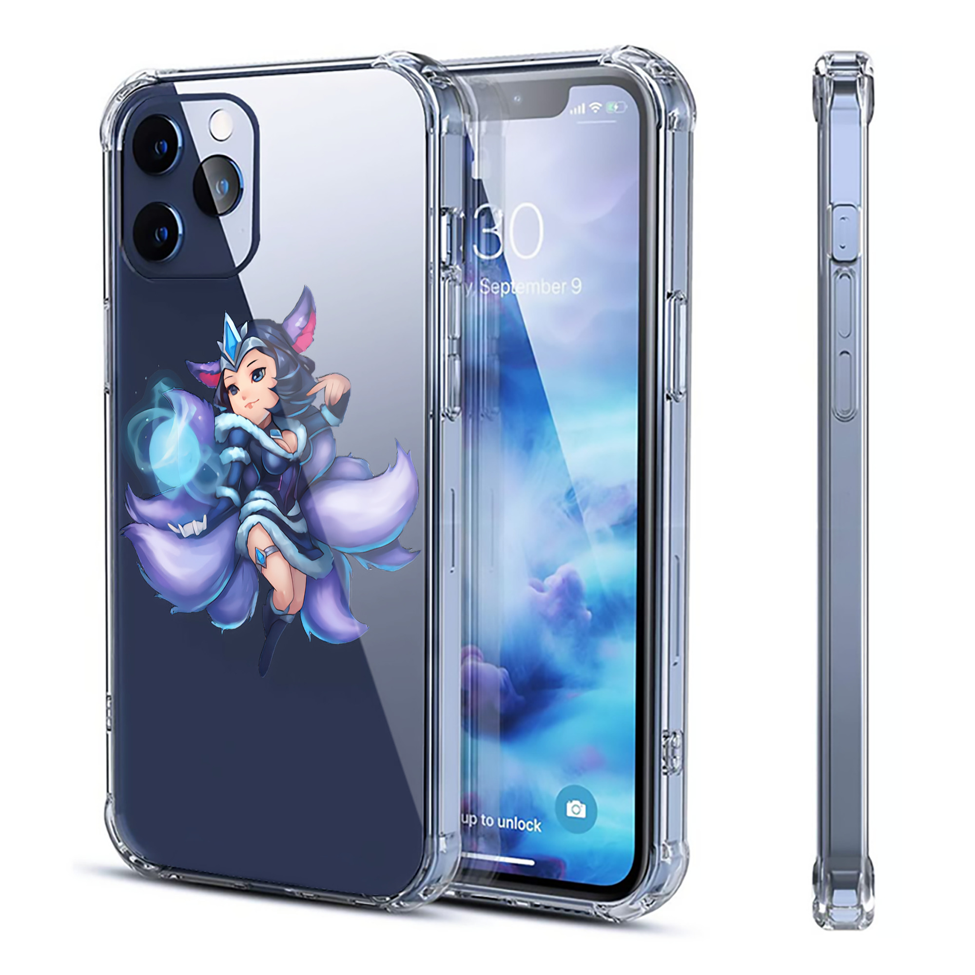 （画像用） リーグ・オブ・レジェンド League of Legends LOL 【iPhone 12シリーズ対応】透明スマホケース（クリアソフトケース）